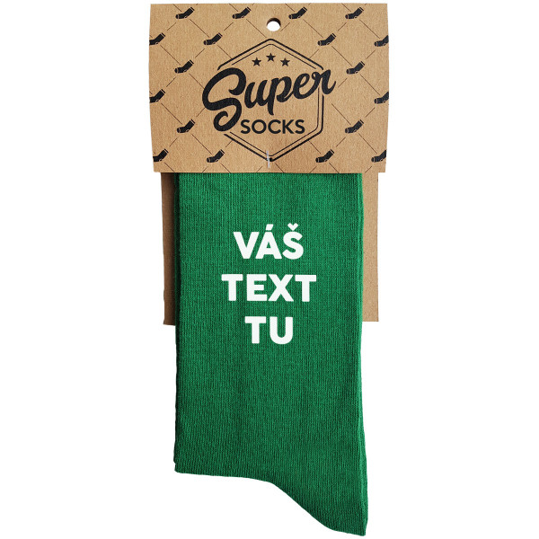 Ponožky s vami vybraným textom Ponožky s vami vybraným textom