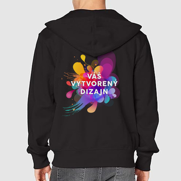 Prémiová mikina UNISEX "Stedman" s vlastným dizajnom (so zipsom)
