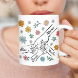 Hrnček "Mama a deti" s menami detí