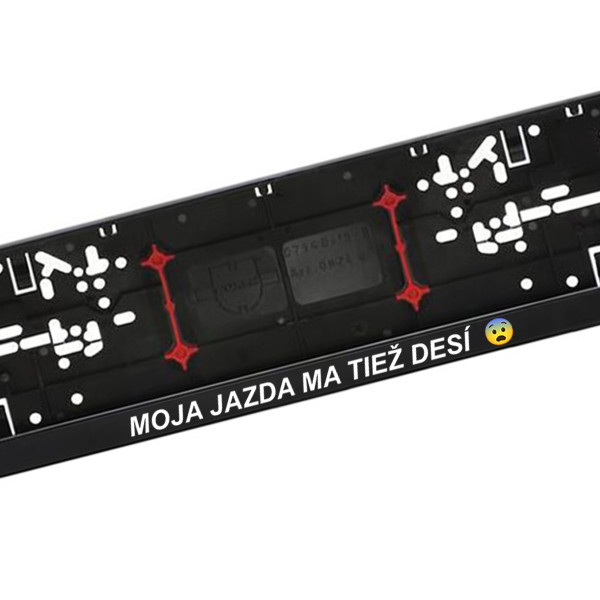 Rám poznávacej značky "Moja jazda" Rám poznávacej značky "Moja jazda"