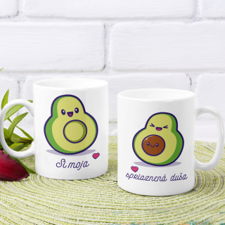 Sada šálok pre pár "Avokáda"