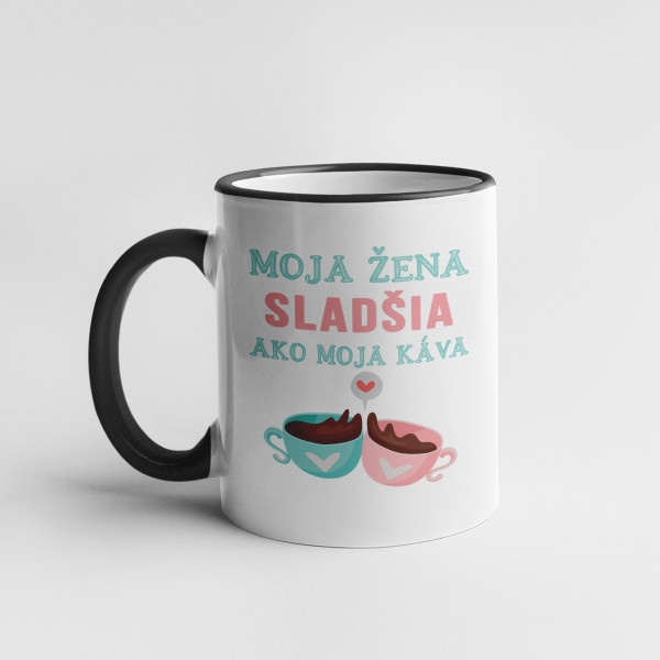 Sada šálok pre pár „Láska je ako káva“