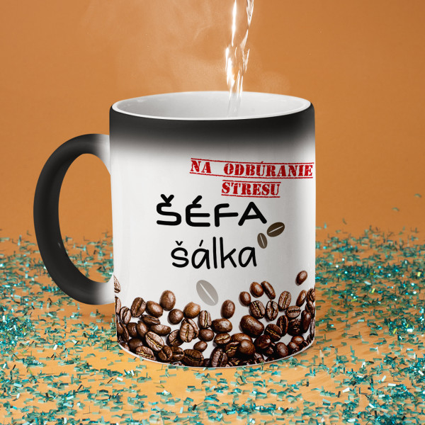 Šálka proti stresu pre šéfa