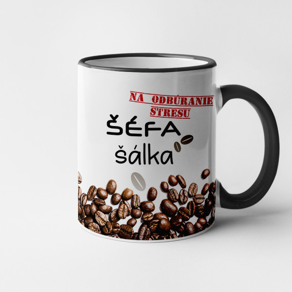 Šálka proti stresu pre šéfa