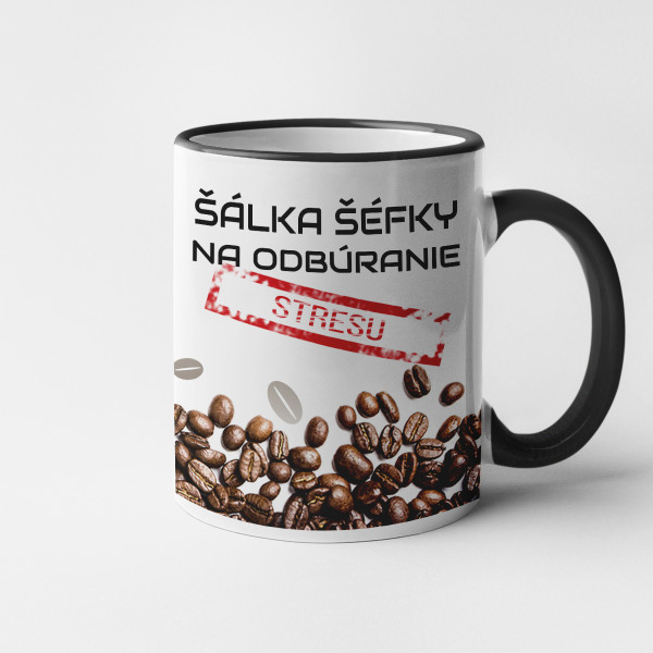 Šálka proti stresu pre šéfku