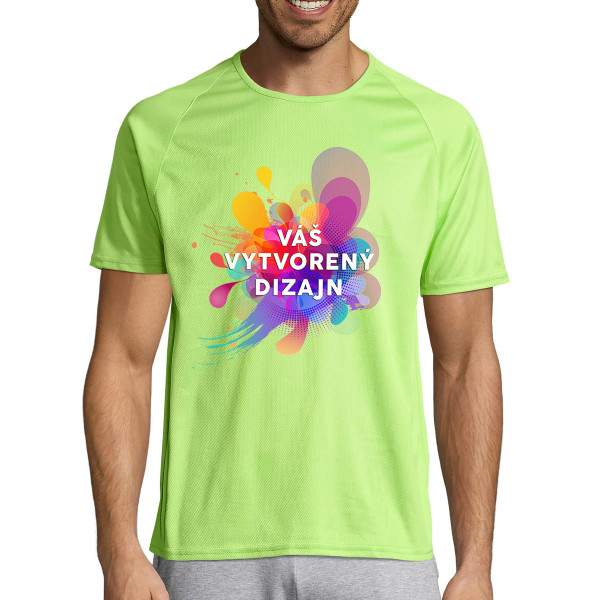 Športové suché tričko s vlastným dizajnom