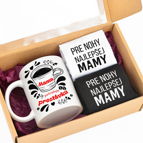 Súprava darčekov "Mama potrebuje prestávku“ Súprava darčekov "Mama potrebuje prestávku“