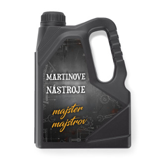 Súprava náradia v tvare kanistra "Majster" s vaším zvoleným menom Súprava náradia v tvare kanistra "Majster" s vaším zvoleným menom