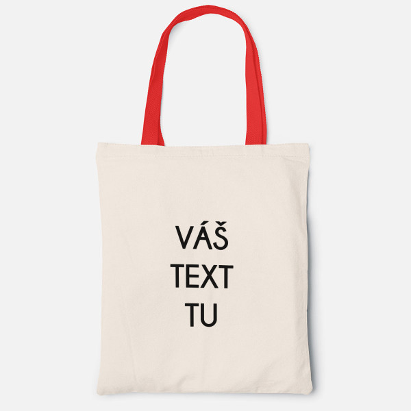 Textilná taška s vlastným textom Textilná taška s vlastným textom