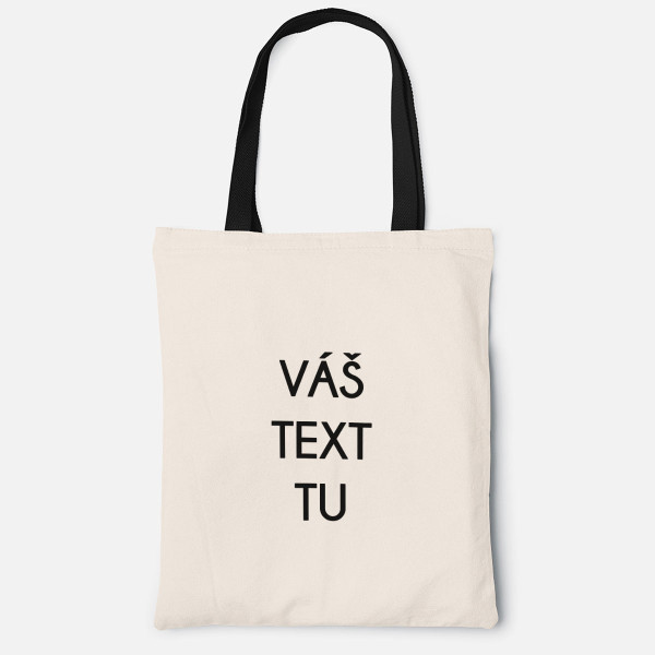 Textilná taška s vlastným textom Textilná taška s vlastným textom