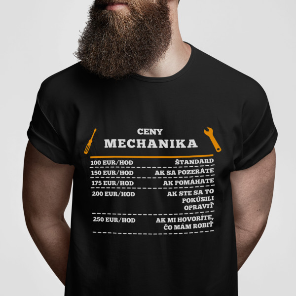 Tričko "Mechanický cenník"