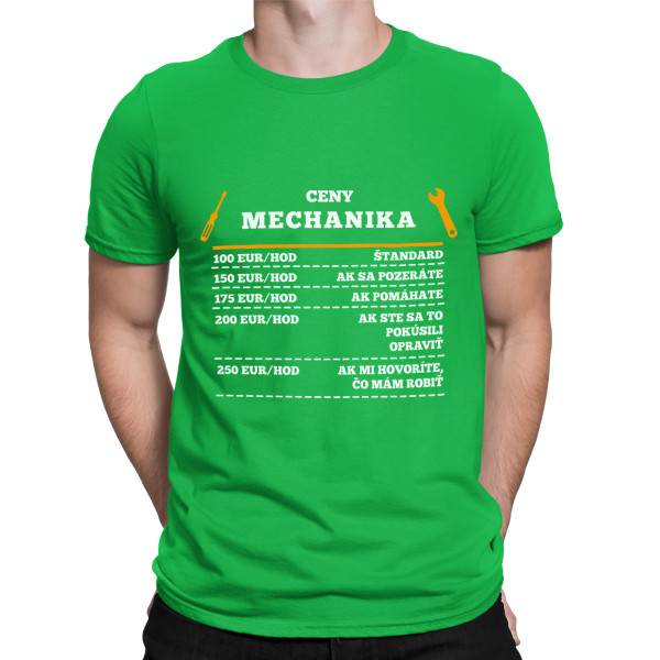 Tričko "Mechanický cenník"