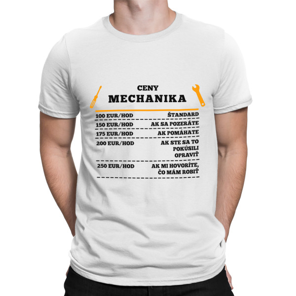 Tričko "Mechanický cenník"