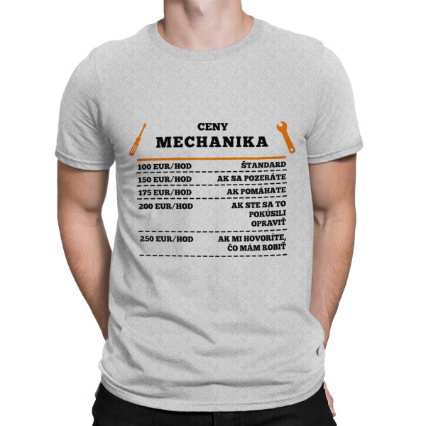 Tričko "Mechanický cenník"