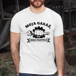 Tričko "Pravidlá mojej garáže"