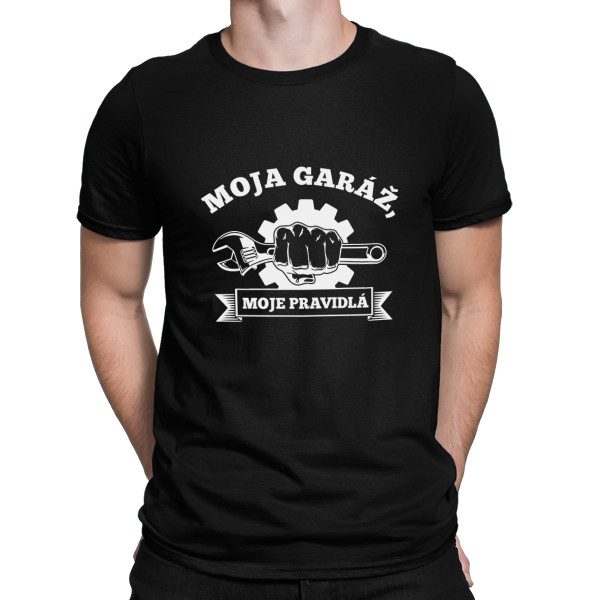 Tričko "Pravidlá mojej garáže"