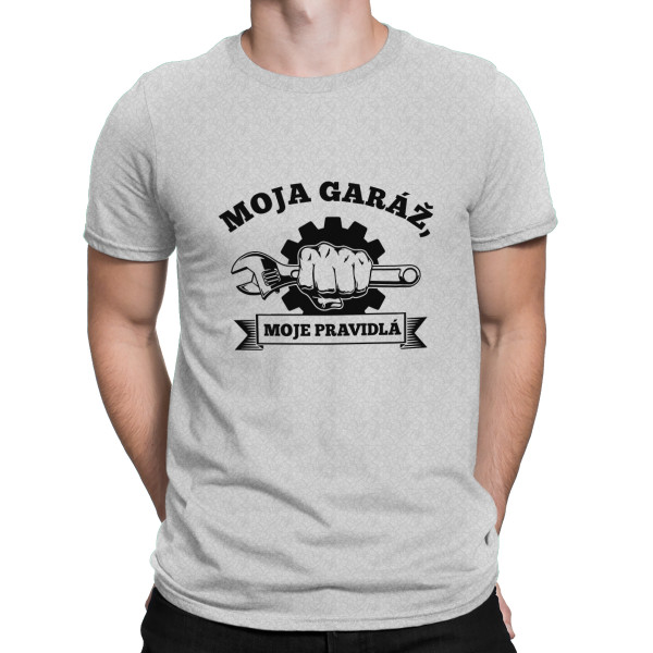 Tričko "Pravidlá mojej garáže"