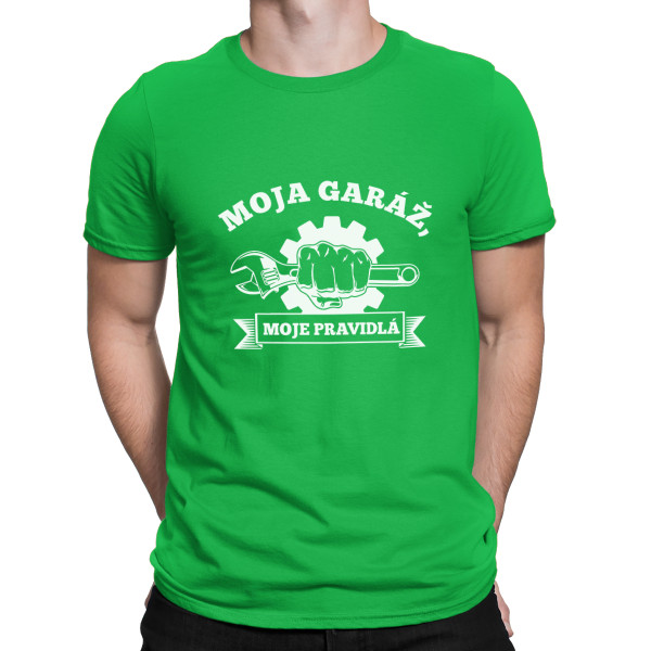 Tričko "Pravidlá mojej garáže"