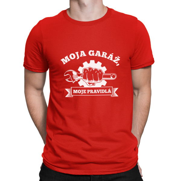 Tričko "Pravidlá mojej garáže"