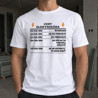 Tričko "Ceny elektrikára" Tričko "Ceny elektrikára"