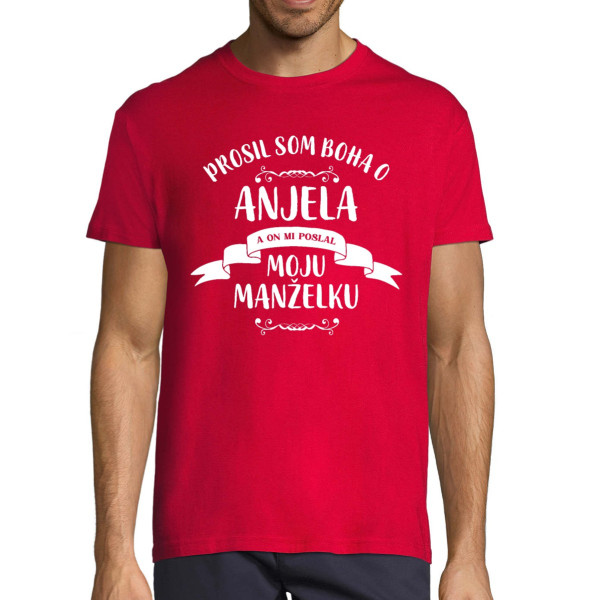 Tričko "Moja žena – anjel"