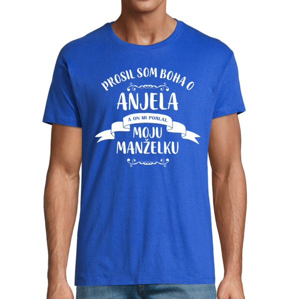 Tričko "Moja žena – anjel"
