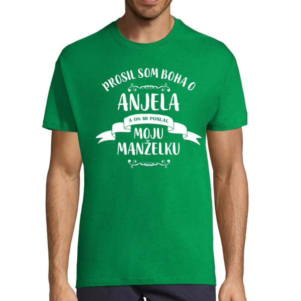 Tričko "Moja žena – anjel"