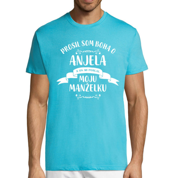 Tričko "Moja žena – anjel"