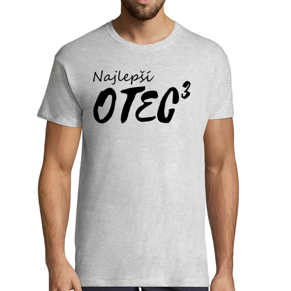 Tričko "Najlepší otec (na tretiu)"