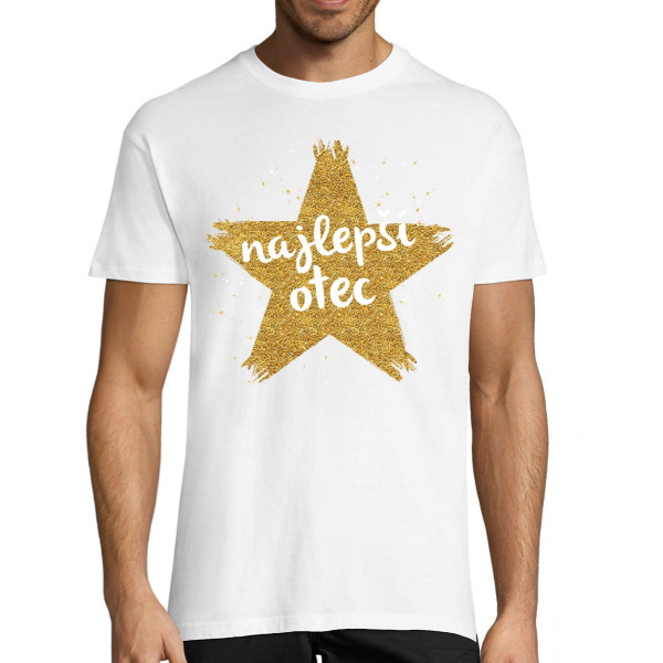 Tričko "Najlepší otec s hviezdou"