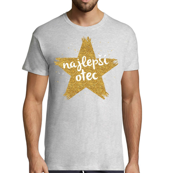 Tričko "Najlepší otec s hviezdou"