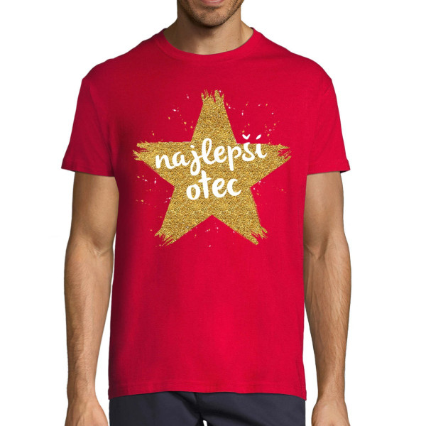 Tričko "Najlepší otec s hviezdou"