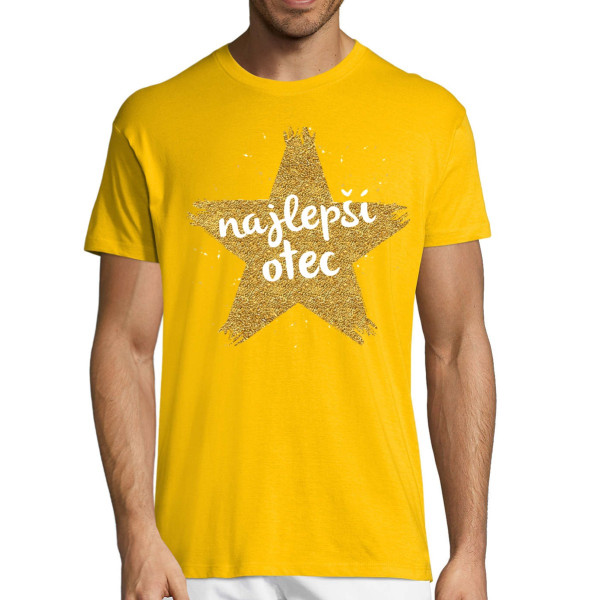 Tričko "Najlepší otec s hviezdou"
