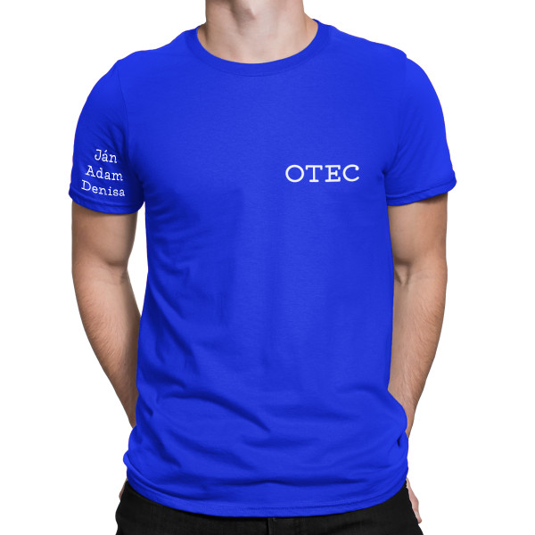 Tričko "Otec" s menami detí na rukáve