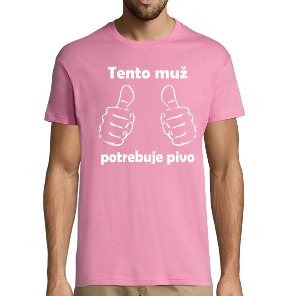 Tričko "Potrebujem pivo"