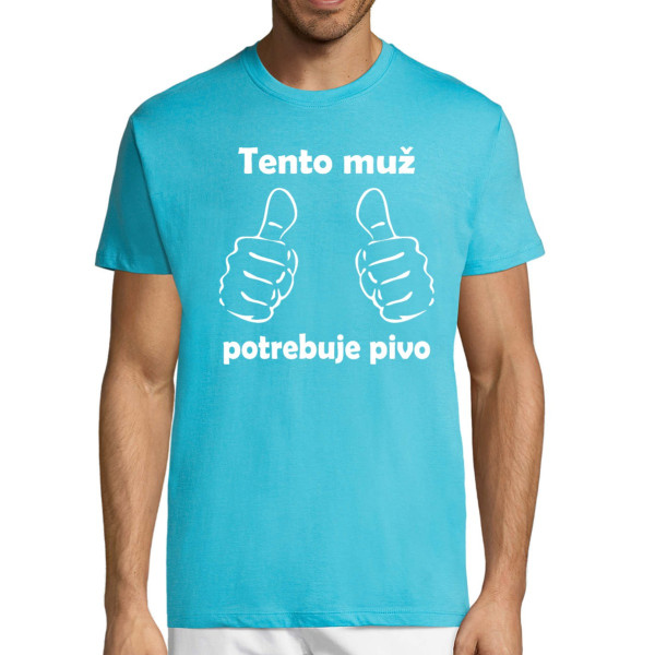 Tričko "Potrebujem pivo"