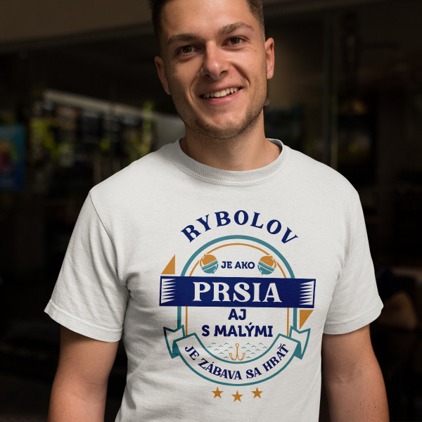 Tričko "Rybačka ako prsia"