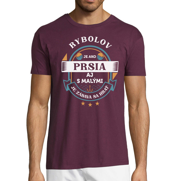 Tričko "Rybačka ako prsia"