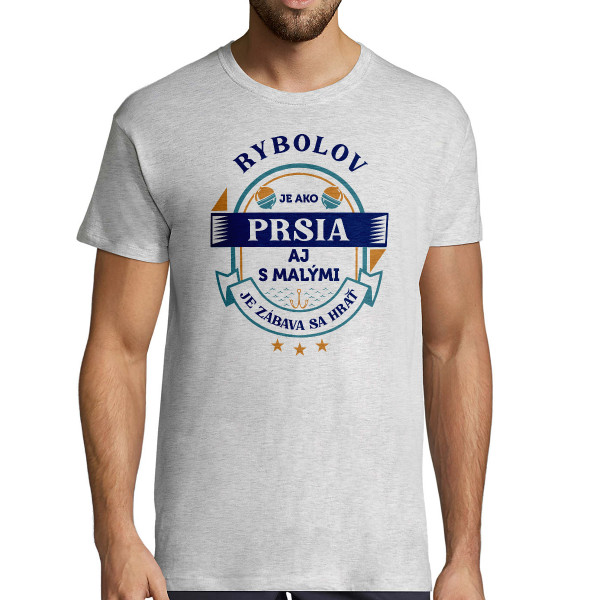 Tričko "Rybačka ako prsia"