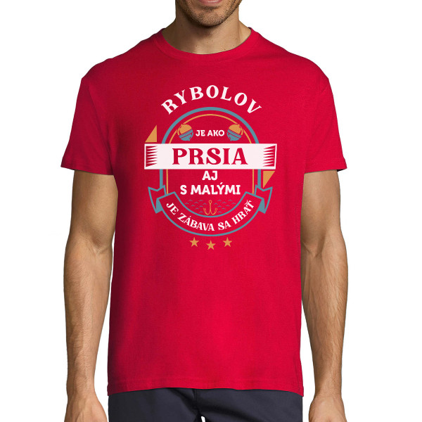 Tričko "Rybačka ako prsia"