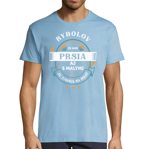 Tričko "Rybačka ako prsia"