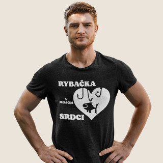 Tričko "Rybačka v mojom srdci" Tričko "Rybačka v mojom srdci"