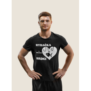 Tričko "Rybačka v mojom srdci"