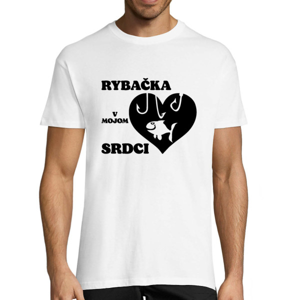 Tričko "Rybačka v mojom srdci"