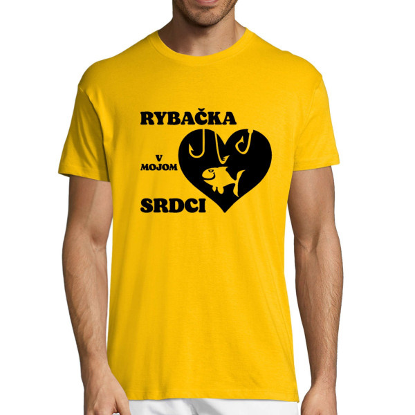 Tričko "Rybačka v mojom srdci"