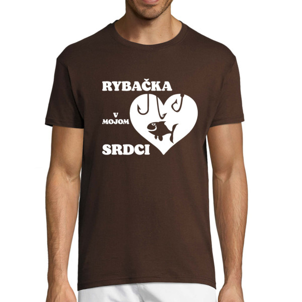 Tričko "Rybačka v mojom srdci"