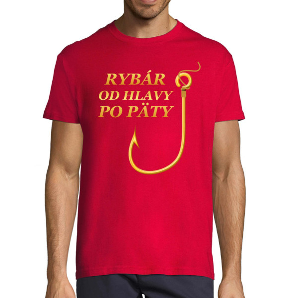 Tričko "Rybár odspodu až po vrch"