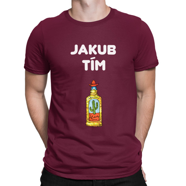 Tričko „Tím ženícha“ s vaším vybraným menom