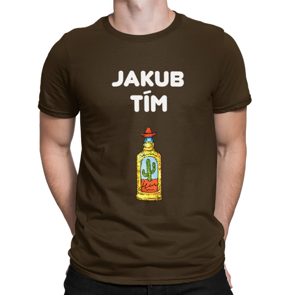 Tričko „Tím ženícha“ s vaším vybraným menom