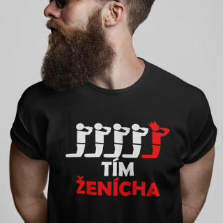 Tričko "Ženíchov tím" Tričko "Ženíchov tím"